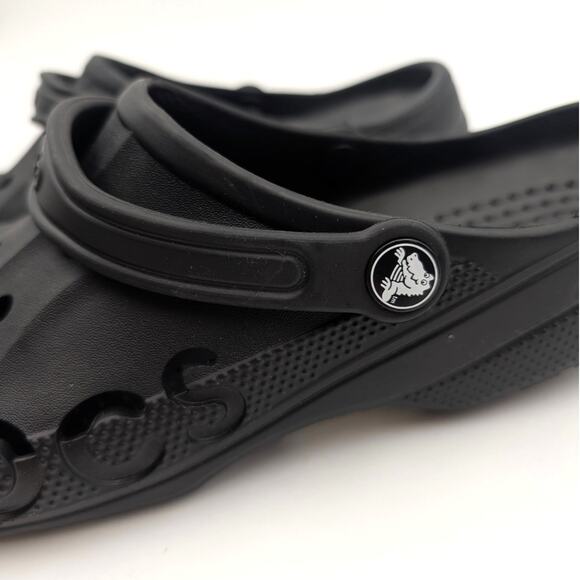 Crocs Baya Clog Classic Slip-On Shoes Closed Toe Black Kids' Size US13 EU31 - Picture 8 of 8